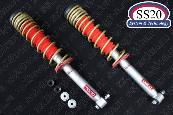 Модули задней подвески SS20 ШОССЕ с опорой АСОМИ пружиной SS20 Gold Progressive (без занижения) для ЛАДА КАЛИНА 2