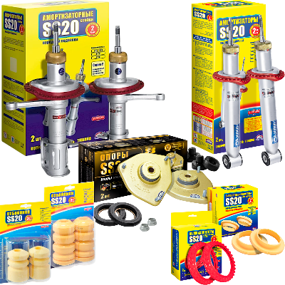 Комплект подвески SS20 СТАНДАРТ с опорой SS20 GOLD с ЭУР для DATSUN on-DO и mi-DO (без занижения)