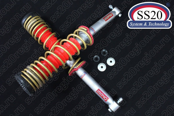 Модули задней подвески SS20 ШОССЕ с опорой АСОМИ пружиной SS20 Gold Progressive (без занижения) для ЛАДА КАЛИНА 2