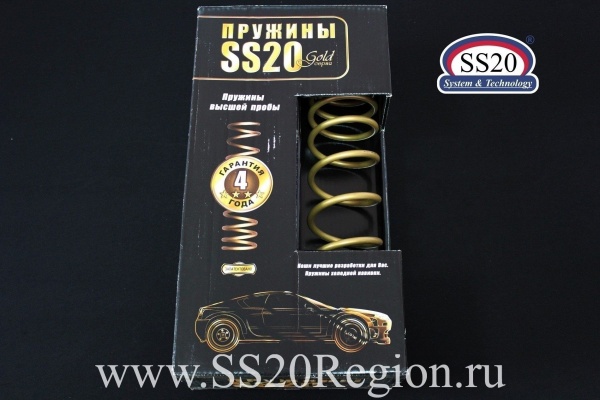 Пружины холодной навивки задней подвески SS20 GOLD Progressive для универсалов (без занижения, переменный шаг) для ЛАДА ПРИОРА