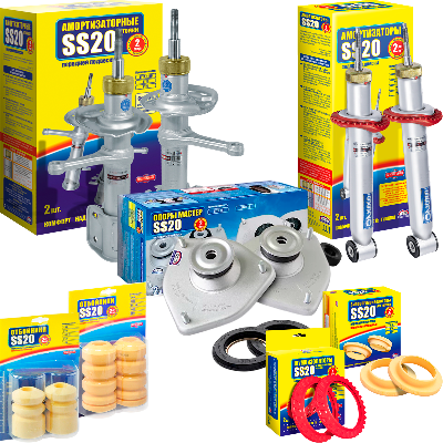 Комплект подвески SS20 СПОРТ с опорой SS20 МАСТЕР с ЭУР для DATSUN on-DO и mi-DO (без занижения)