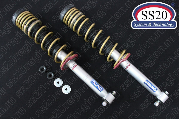 Модули задней подвески SS20 ШОССЕ с опорой АСОМИ пружиной SS20 Gold Progressive (без занижения) для ЛАДА КАЛИНА 2