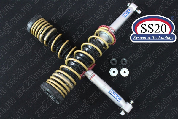 Модули задней подвески SS20 ШОССЕ с опорой АСОМИ пружиной SS20 Gold Progressive (без занижения) для ЛАДА КАЛИНА 2